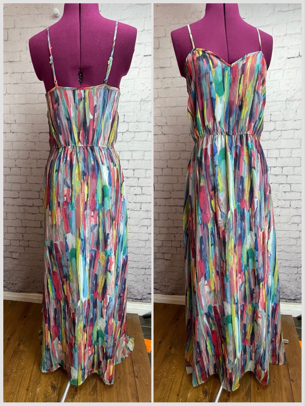 BB Dakota Jack size 4 multicolor bayberry maxi dress